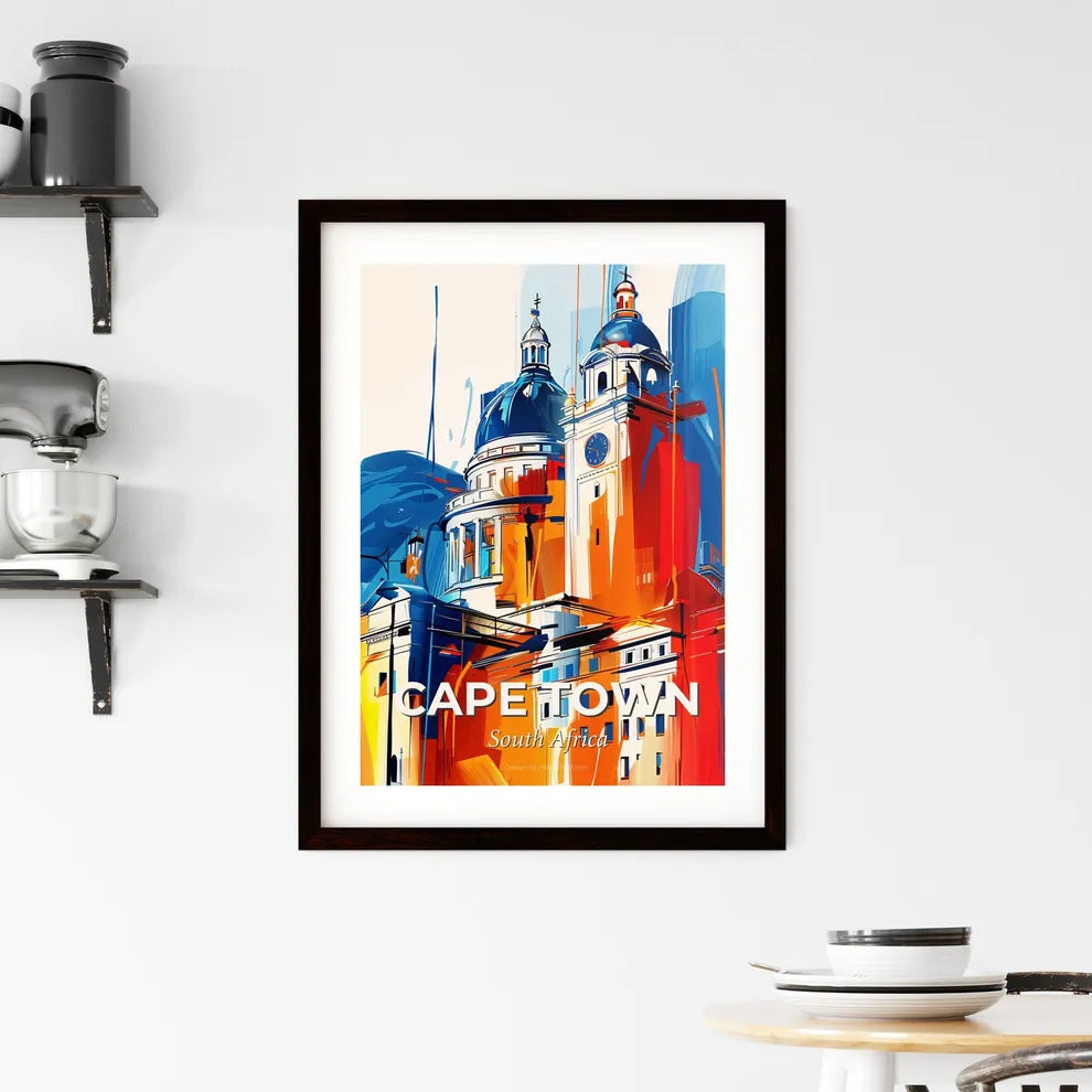 Vibrant Cape Town, South Africa Framed Print