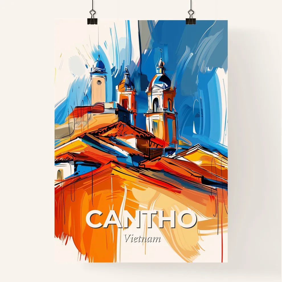 Vibrant Cantho, Vietnam Poster