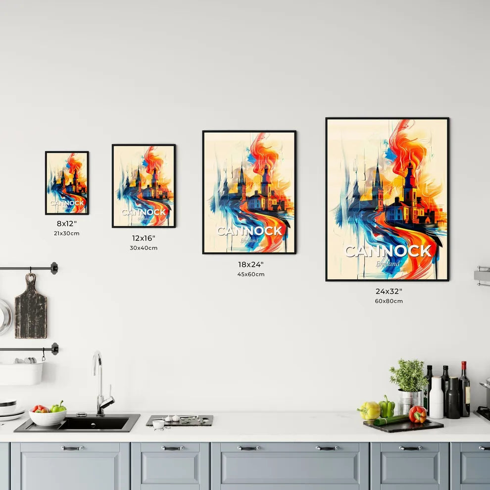 Vibrant Cannock, England Kitchen Art