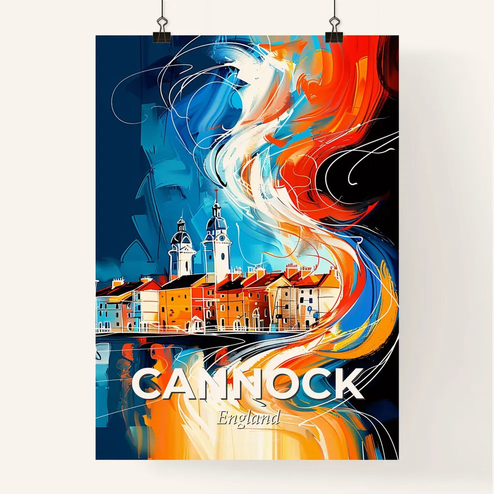 Vibrant Cannock, England Poster