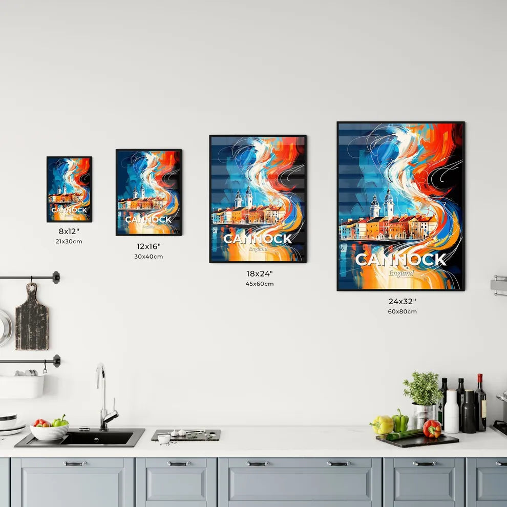 Vibrant Cannock, England Kitchen Art