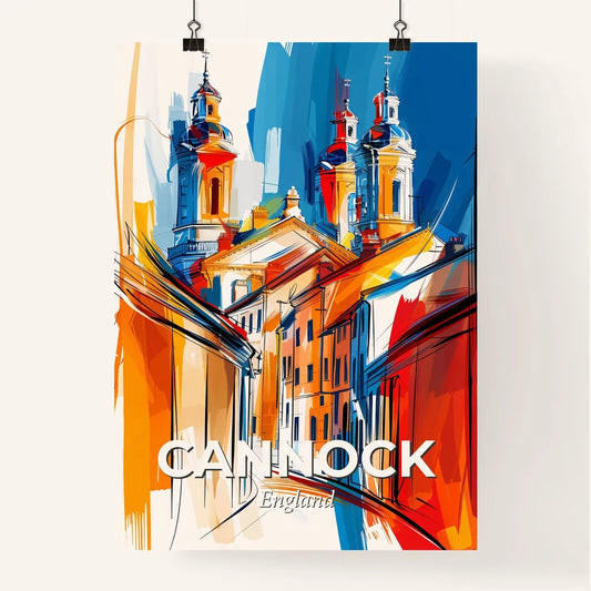 Vibrant Cannock, England Poster