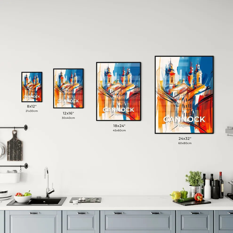 Vibrant Cannock, England Kitchen Art