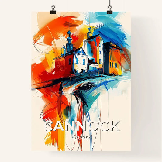Vibrant Cannock, England Poster
