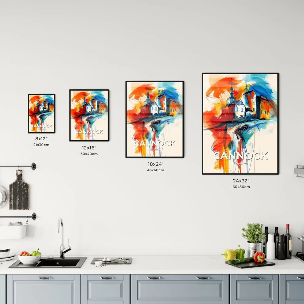 Vibrant Cannock, England Kitchen Art