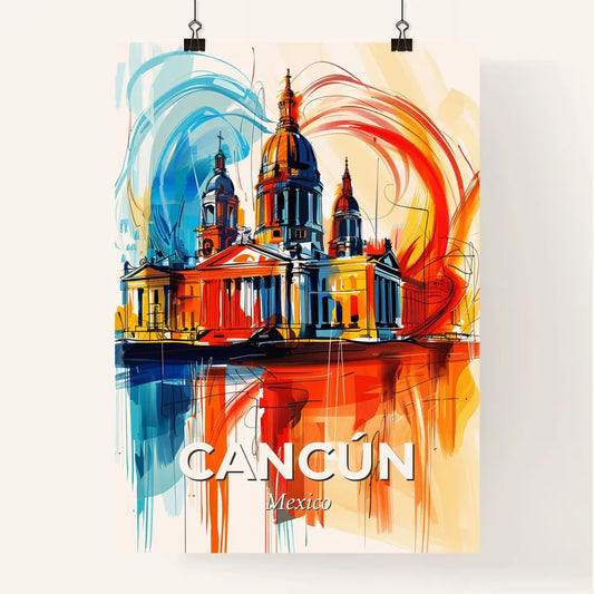 Vibrant Cancún, Mexico Poster