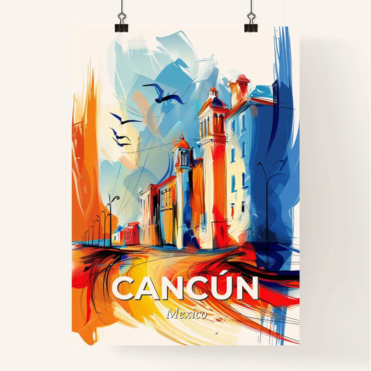 Vibrant Cancún, Mexico Poster
