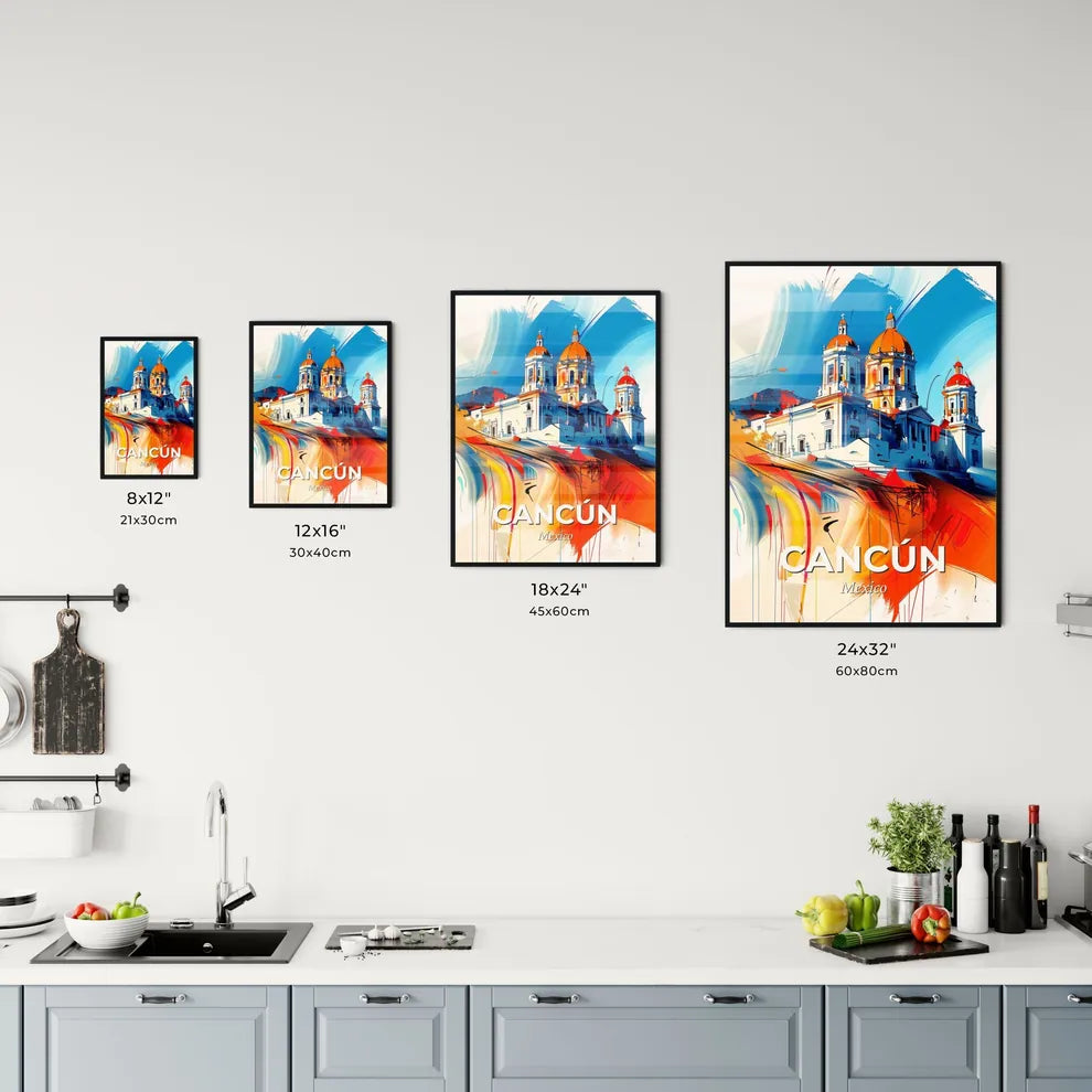 Vibrant Cancún, Mexico Kitchen Art