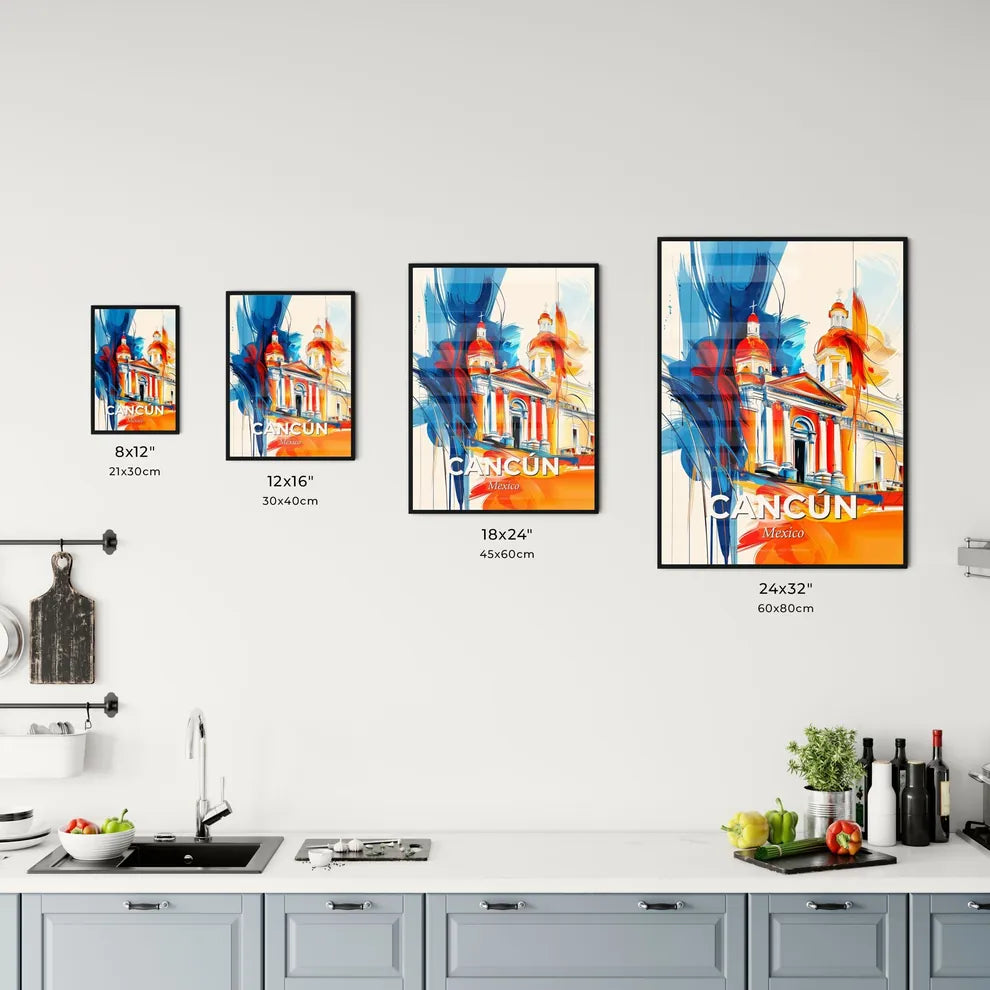 Vibrant Cancún, Mexico Kitchen Art