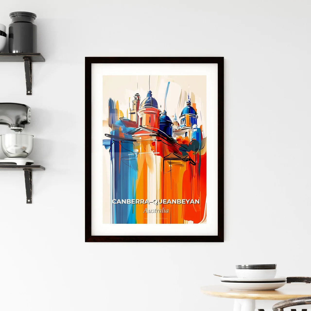 Vibrant Canberra–Queanbeyan, Australia Framed Print