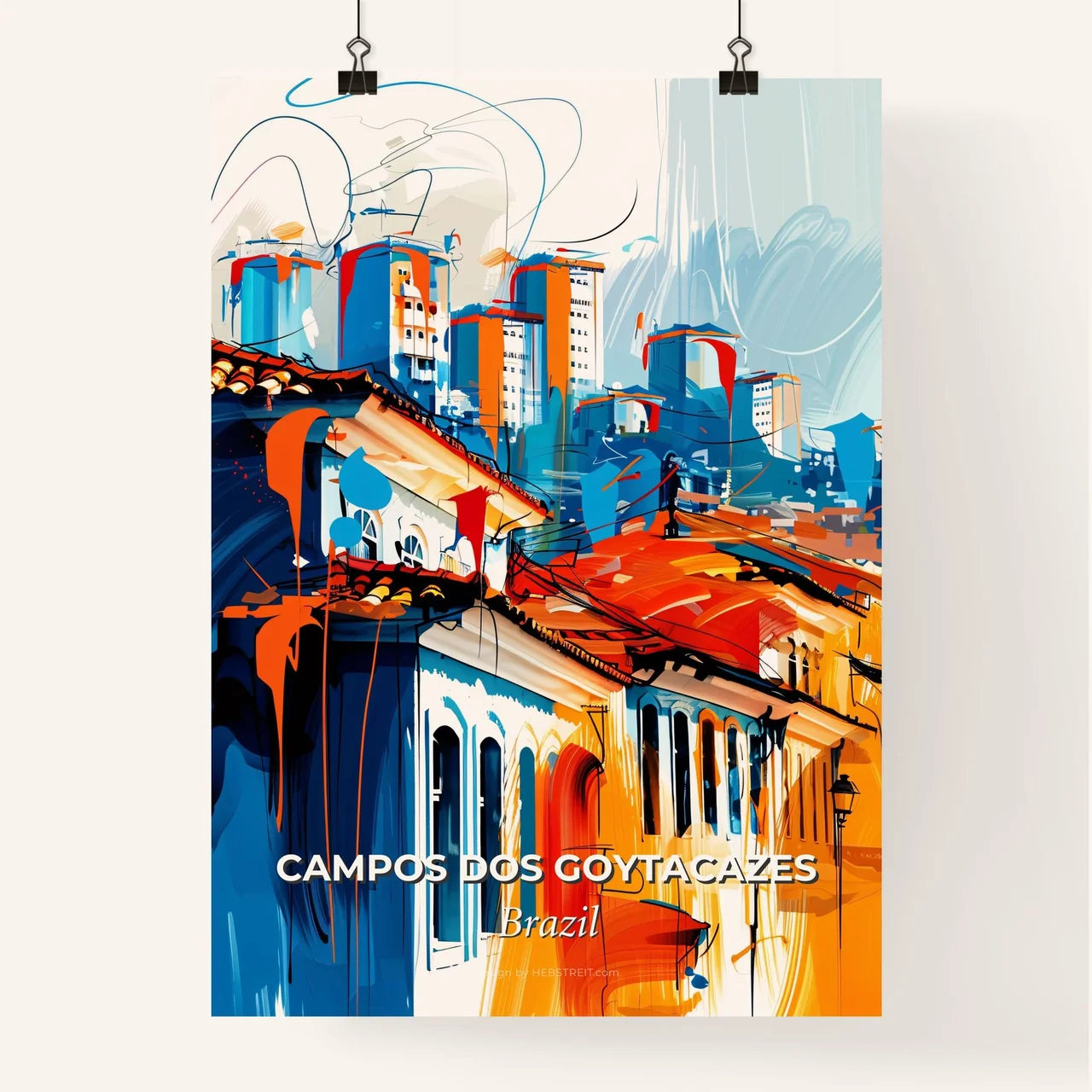 Vibrant Campos Dos Goytacazes, Brazil Poster