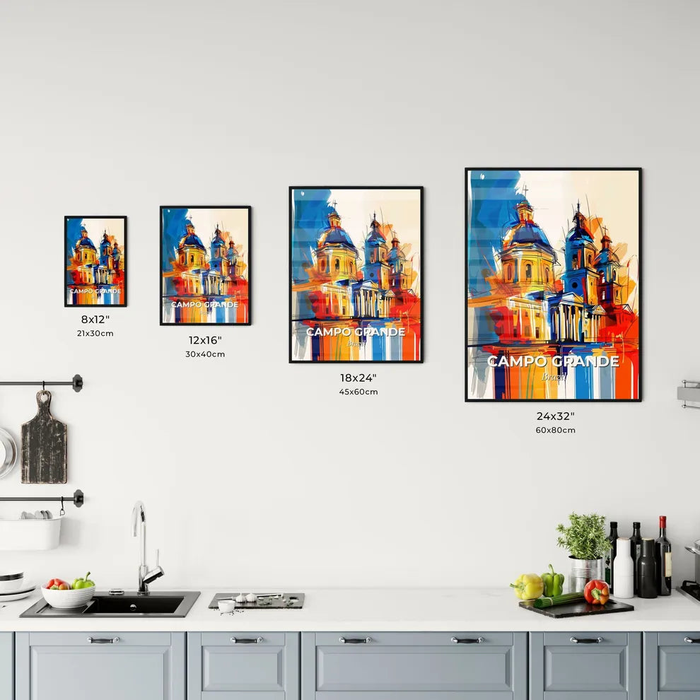 Vibrant Campo Grande, Brazil Kitchen Art