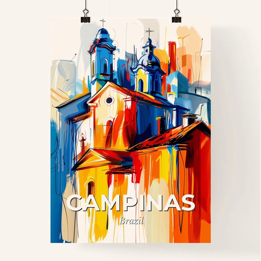 Vibrant Campinas, Brazil Poster