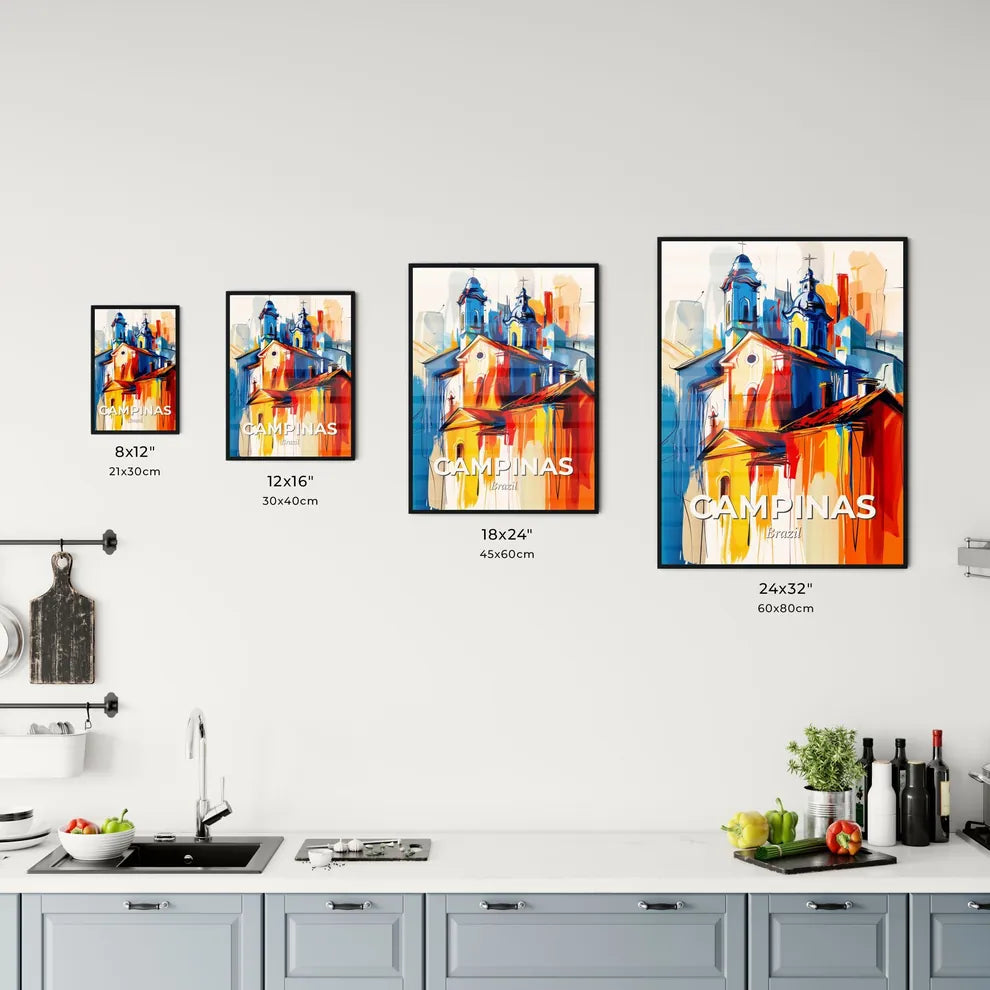 Vibrant Campinas, Brazil Kitchen Art
