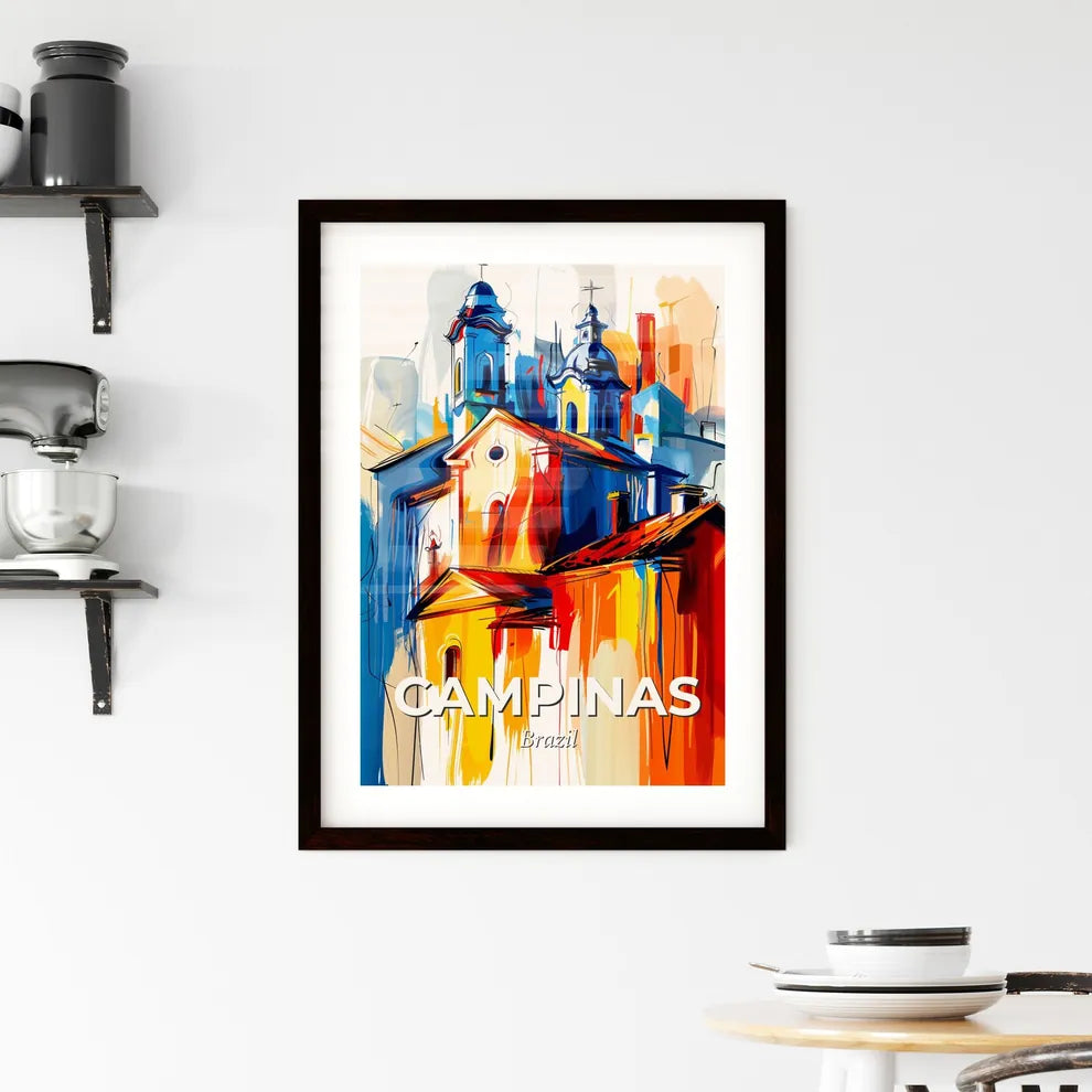 Vibrant Campinas, Brazil Framed Print