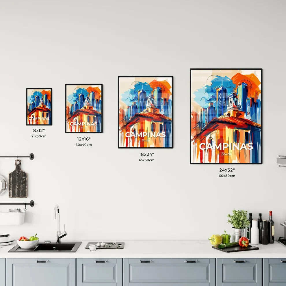 Vibrant Campinas, Brazil Kitchen Art