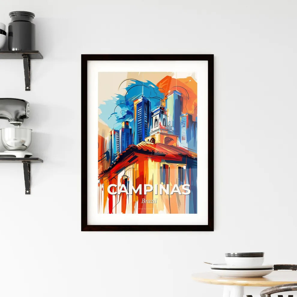 Vibrant Campinas, Brazil Framed Print