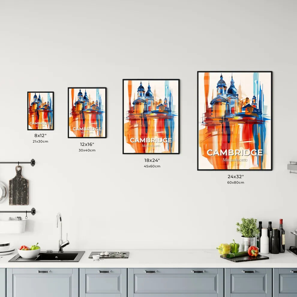 Vibrant Cambridge, Massachusetts Kitchen Art