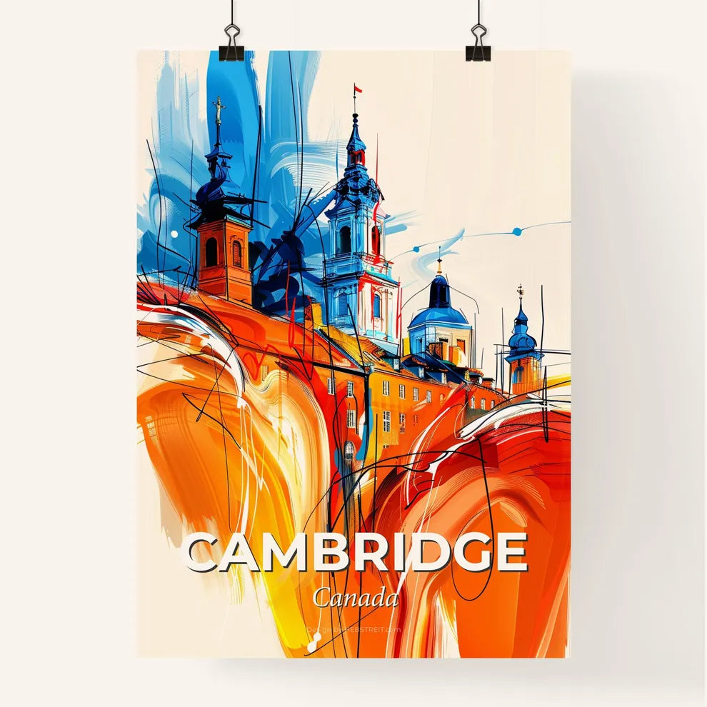 Vibrant Cambridge, Canada Poster