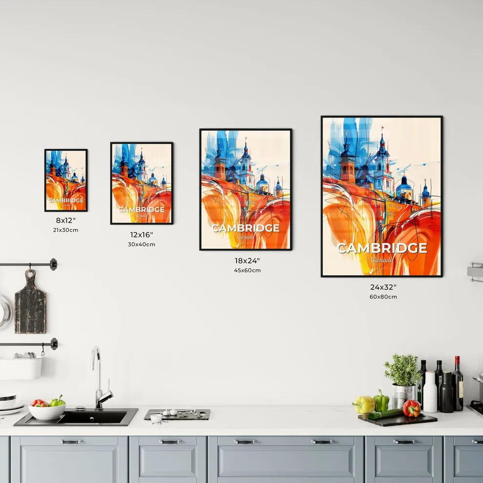 Vibrant Cambridge, Canada Kitchen Art