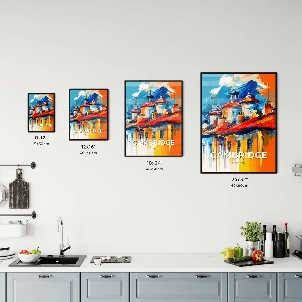 Vibrant Cambridge, Canada Kitchen Art