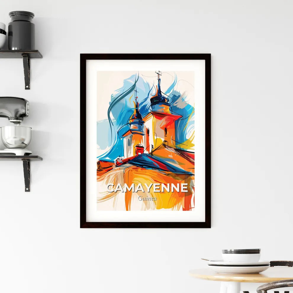 Vibrant Camayenne, Guinea Framed Print