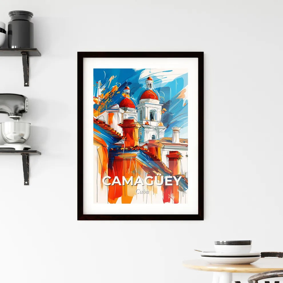 Vibrant Camagüey, Cuba Framed Print