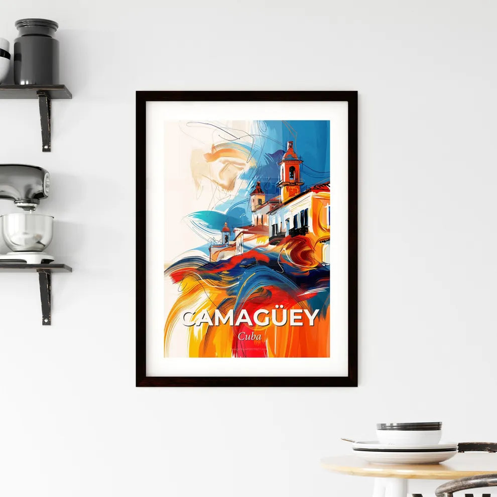 Vibrant Camagüey, Cuba Framed Print