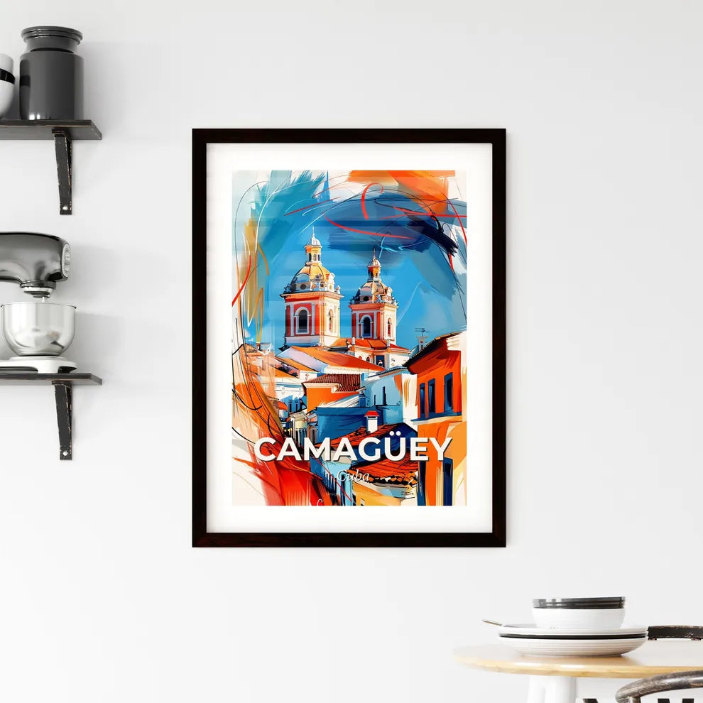 Vibrant Camagüey, Cuba Framed Print