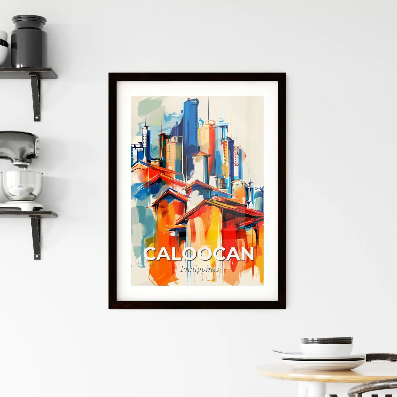 Vibrant Caloocan, Philippines Framed Print