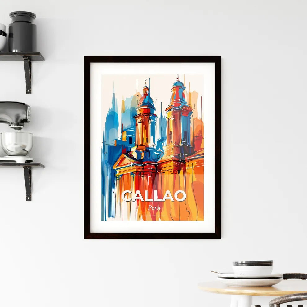 Vibrant Callao, Peru Framed Print