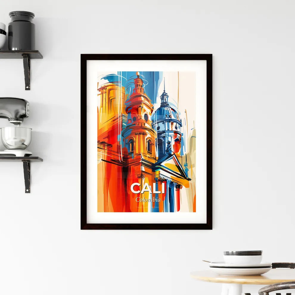 Vibrant Cali, Colombia Framed Print