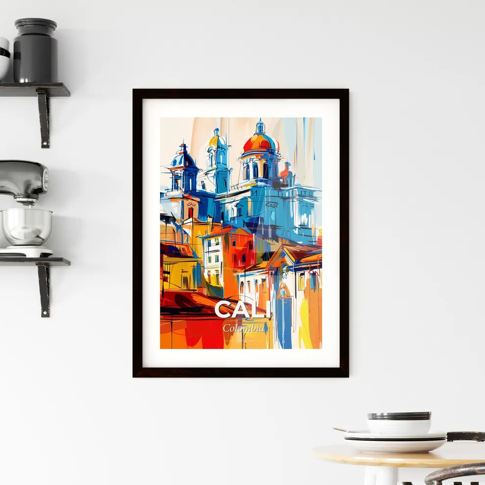 Vibrant Cali, Colombia Framed Print