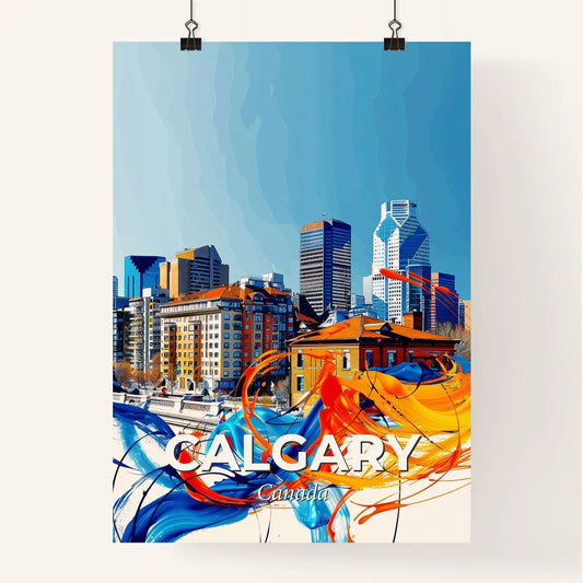 Vibrant Calgary, Canada Poster
