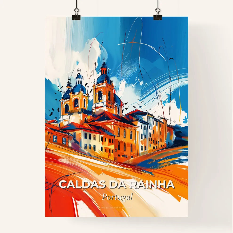 Vibrant Caldas Da Rainha, Portugal Poster