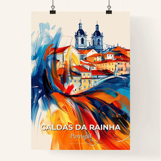 Vibrant Caldas Da Rainha, Portugal Poster