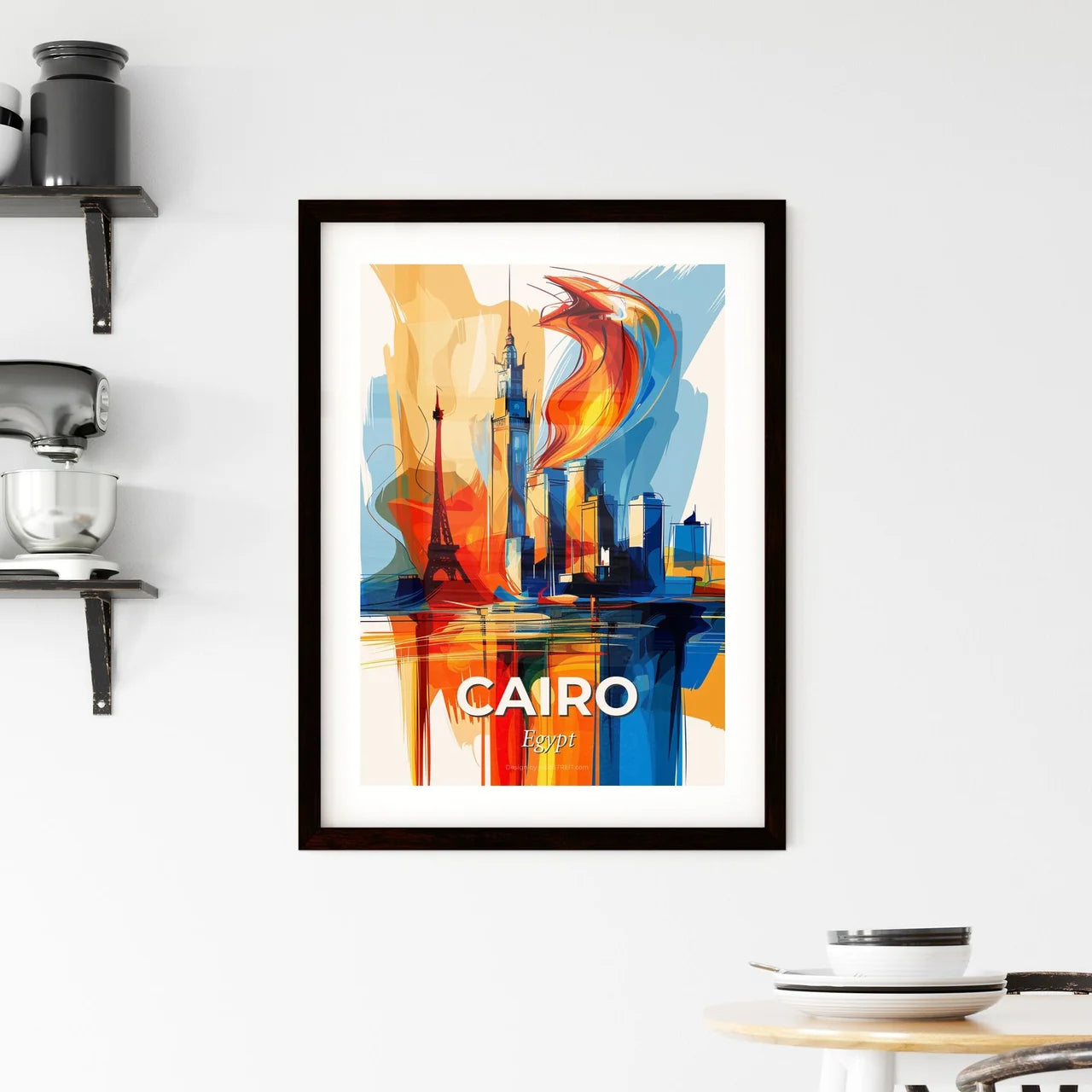 Vibrant Cairo, Egypt Framed Print