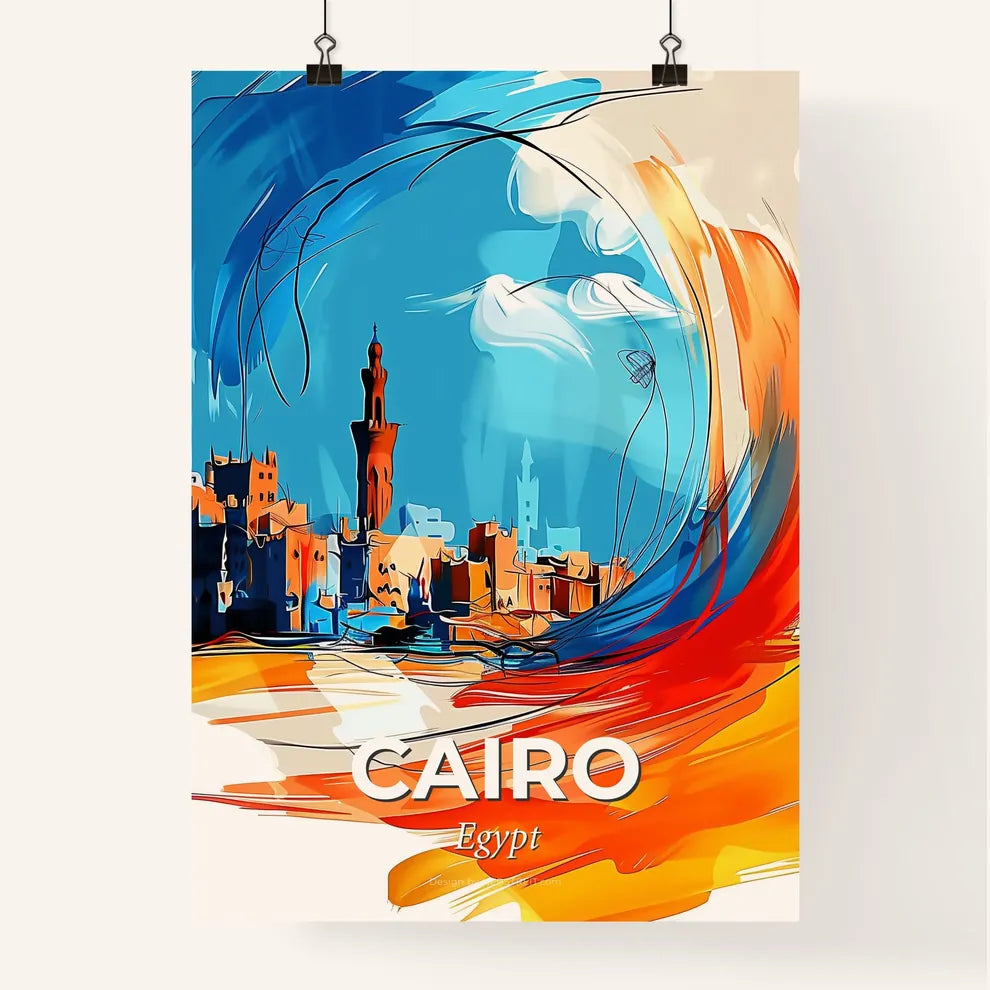 Vibrant Cairo, Egypt Poster