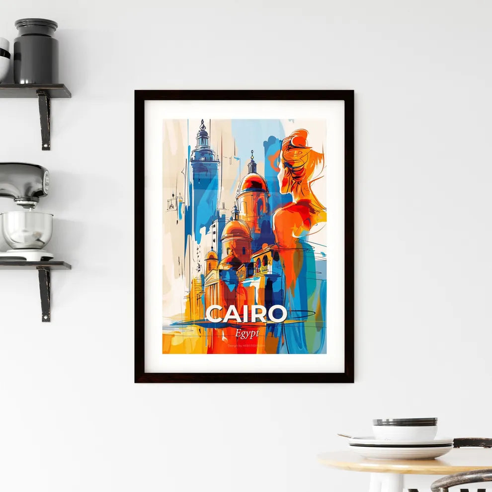 Vibrant Cairo, Egypt Framed Print