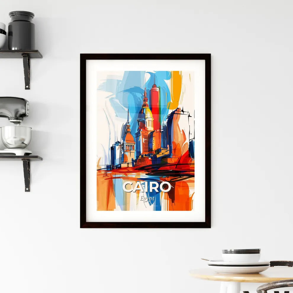 Vibrant Cairo, Egypt Framed Print