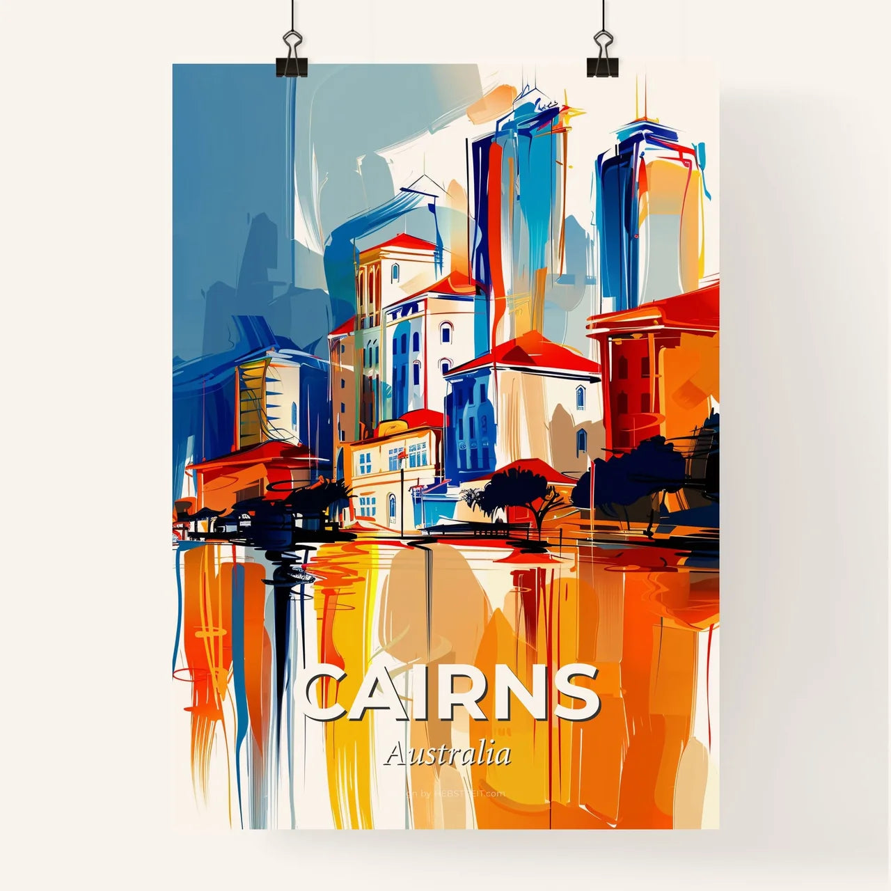 Vibrant Cairns, Australia Poster