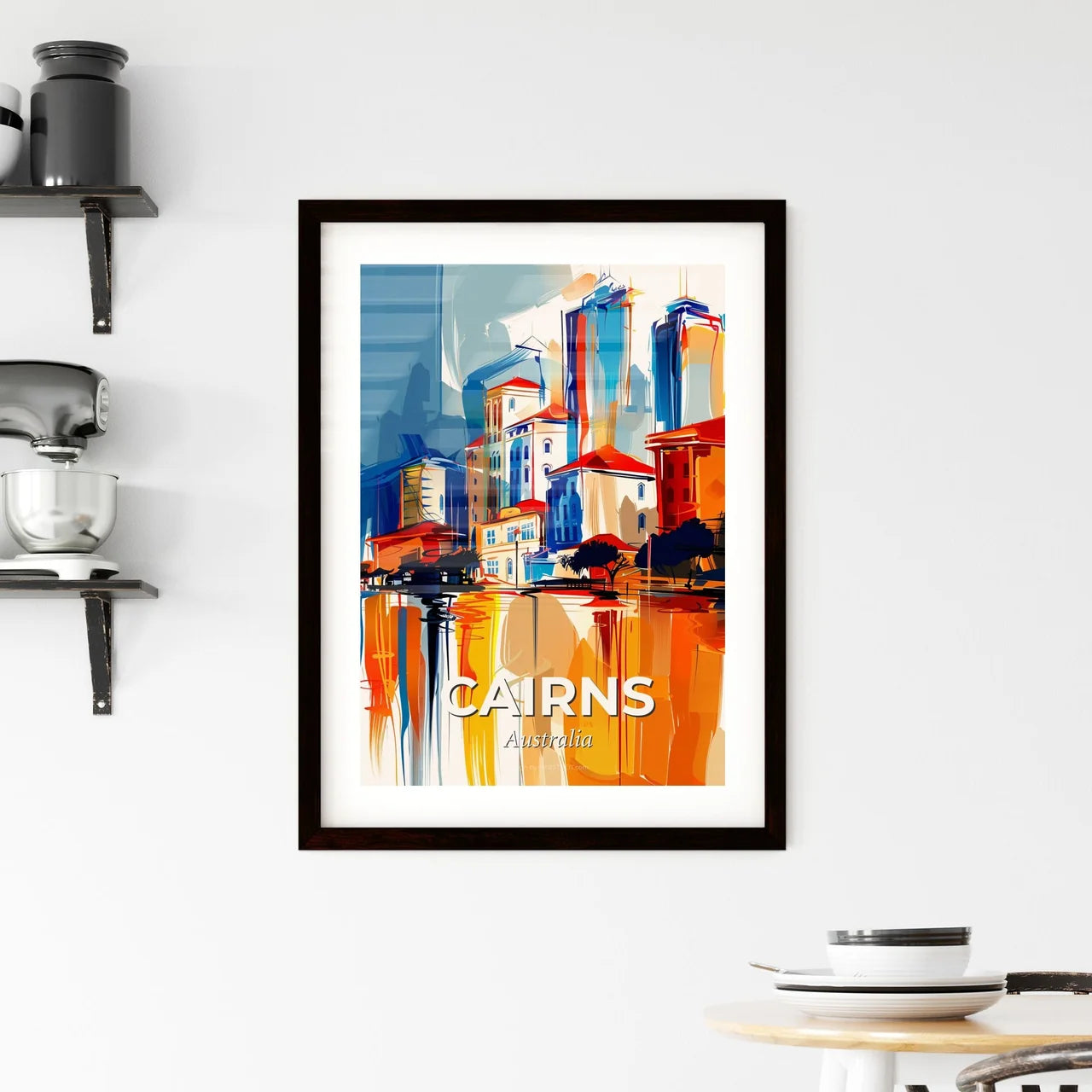 Vibrant Cairns, Australia Framed Print