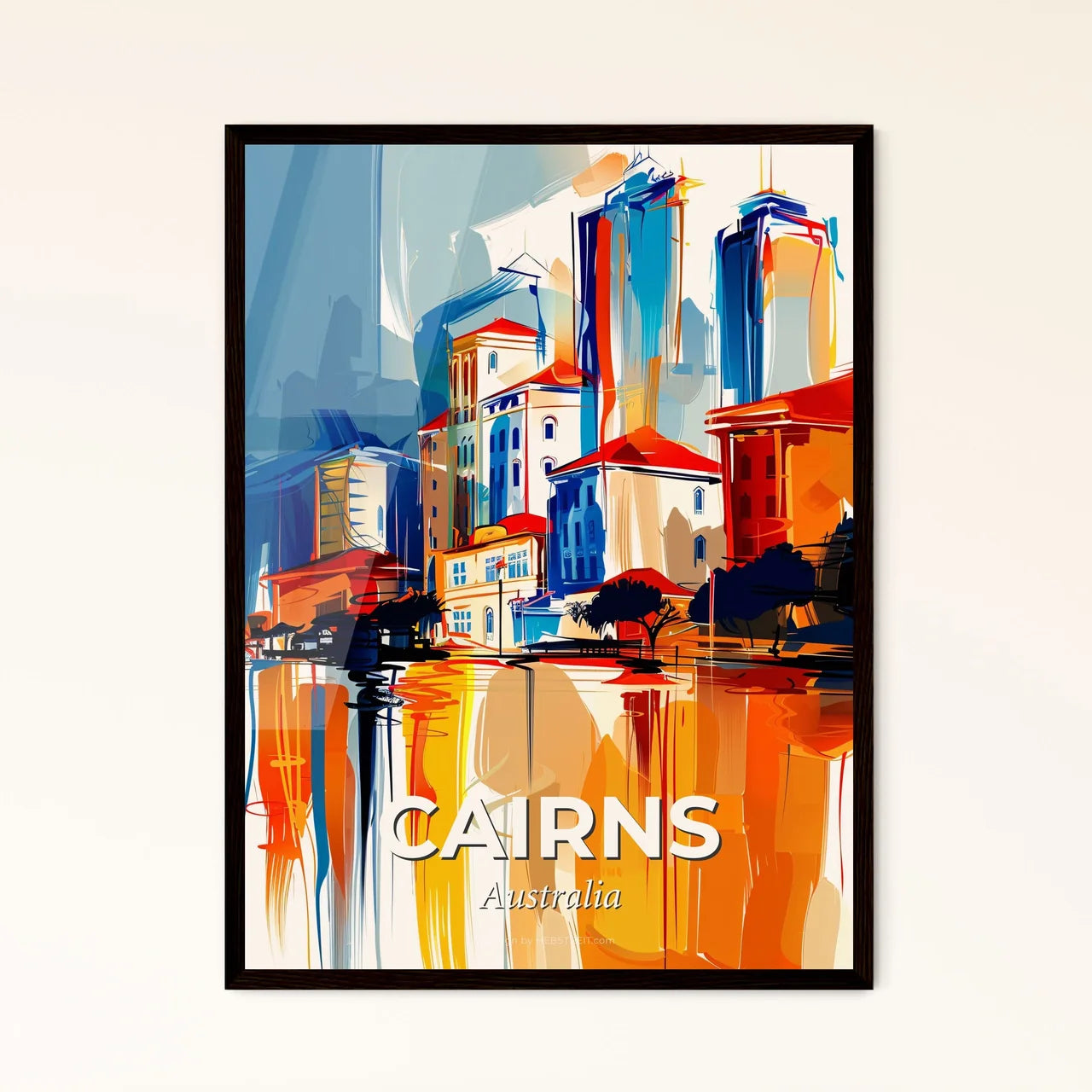 Vibrant Cairns, Australia Art Print