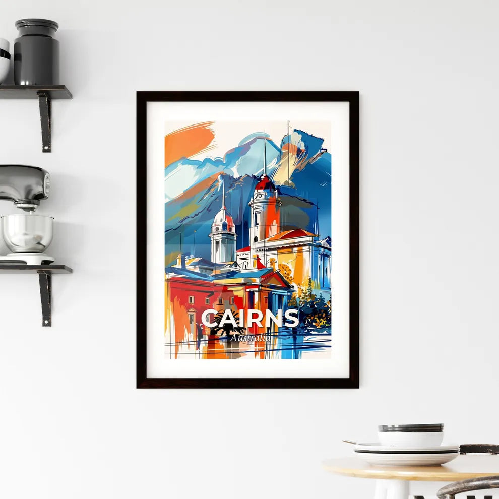 Vibrant Cairns, Australia Framed Print