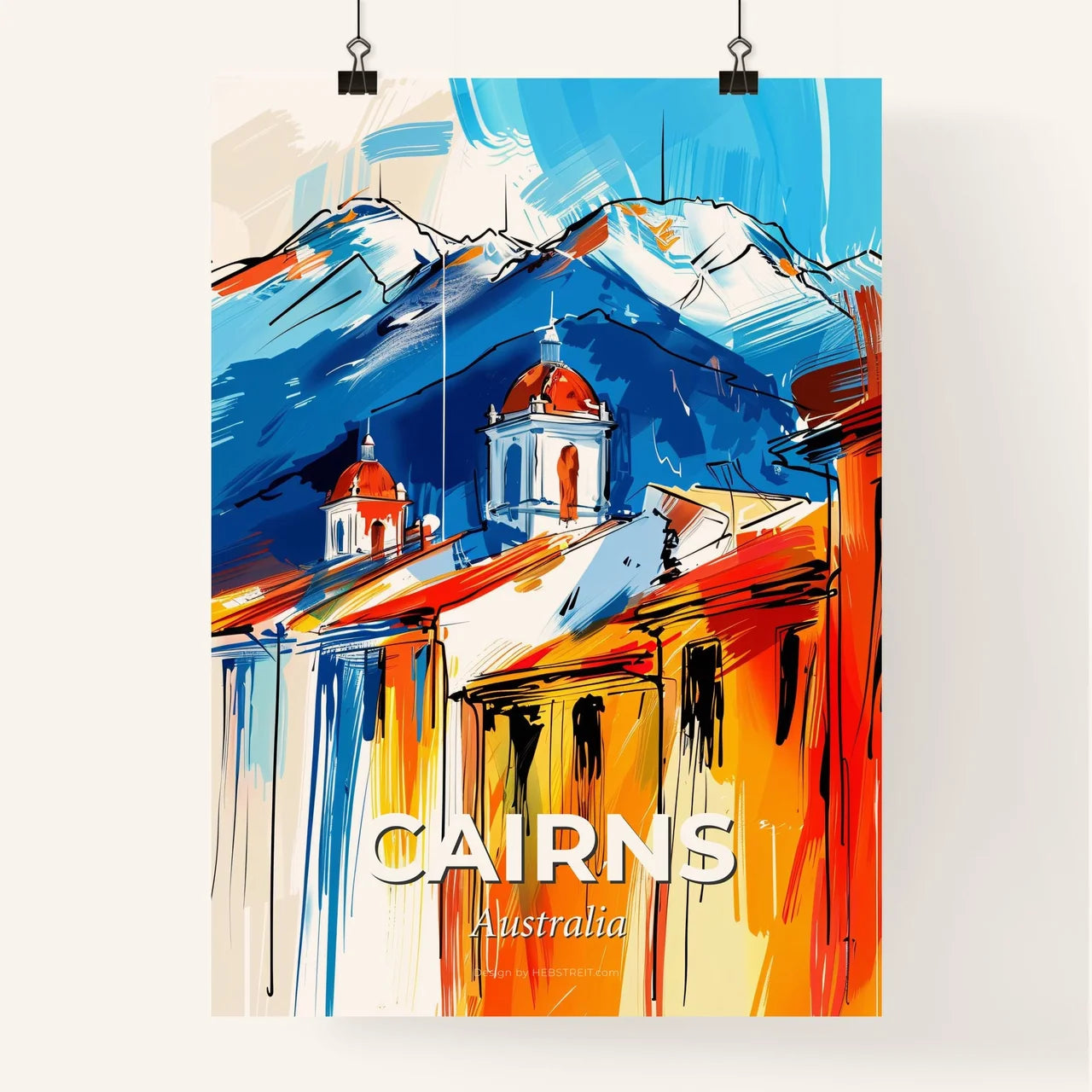 Vibrant Cairns, Australia Poster