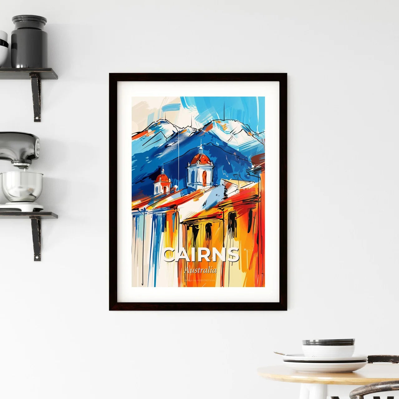 Vibrant Cairns, Australia Framed Print