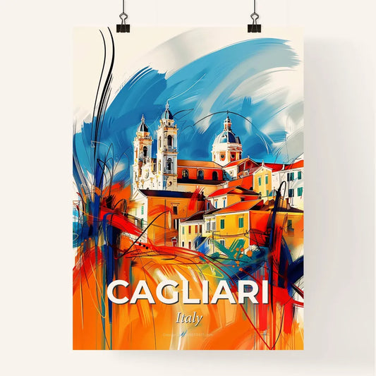 Vibrant Cagliari, Italy Poster