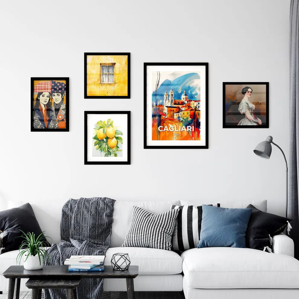 Vibrant Cagliari, Italy Wall Art Collection
