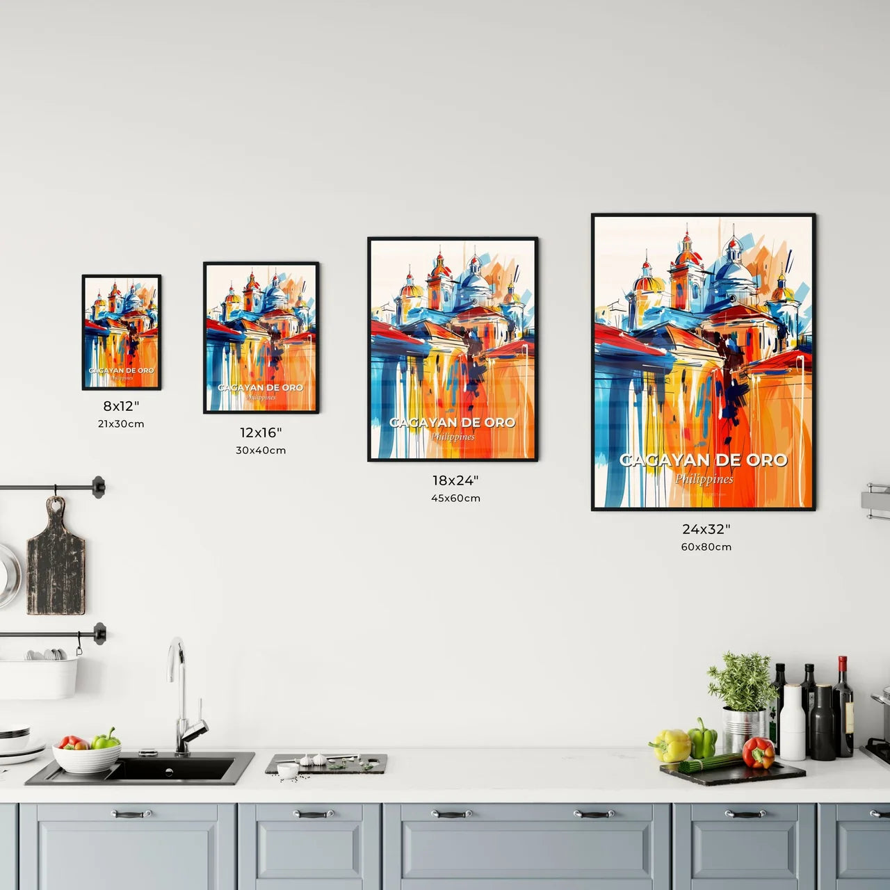 Vibrant Cagayan De Oro, Philippines Kitchen Art