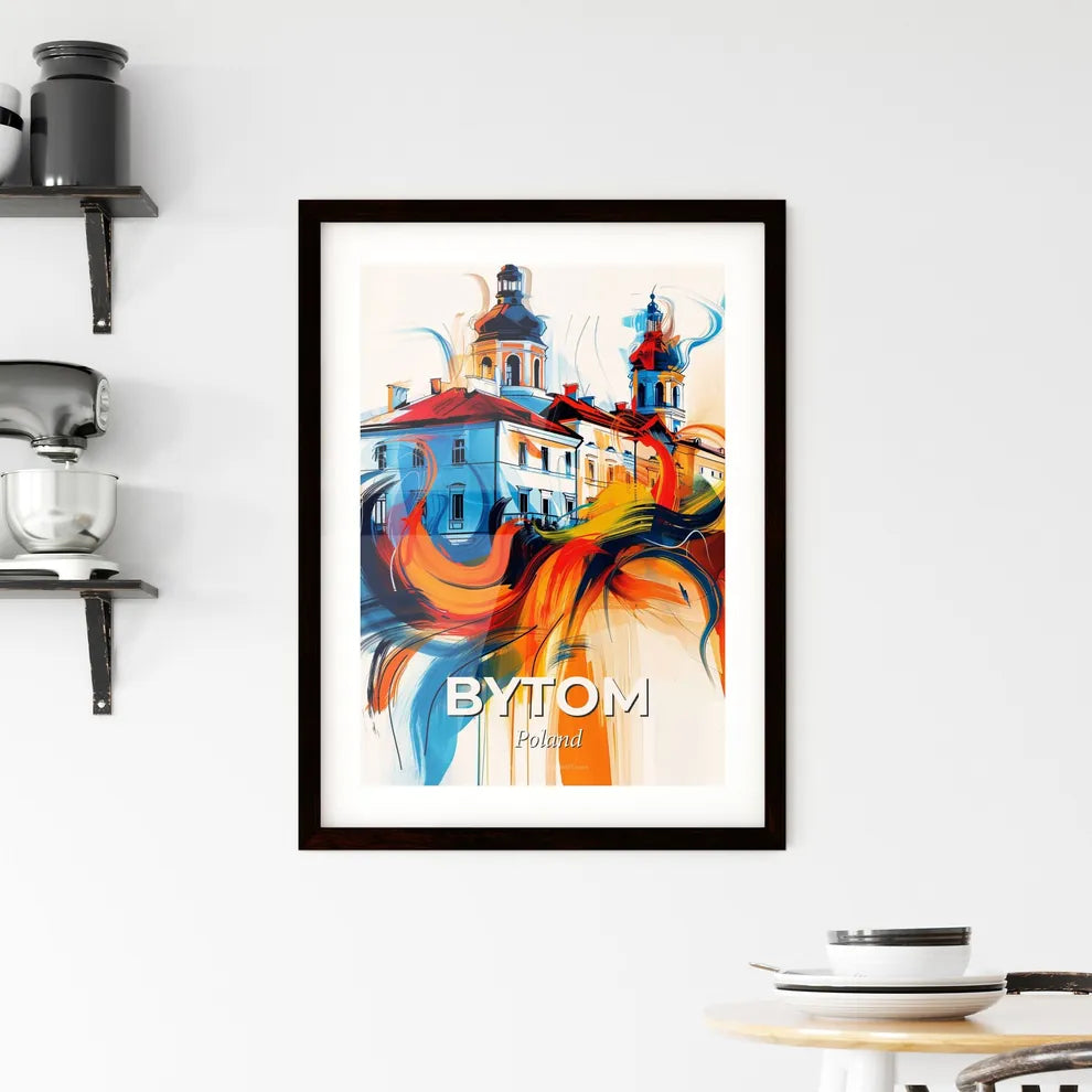 Vibrant Bytom, Poland Framed Print